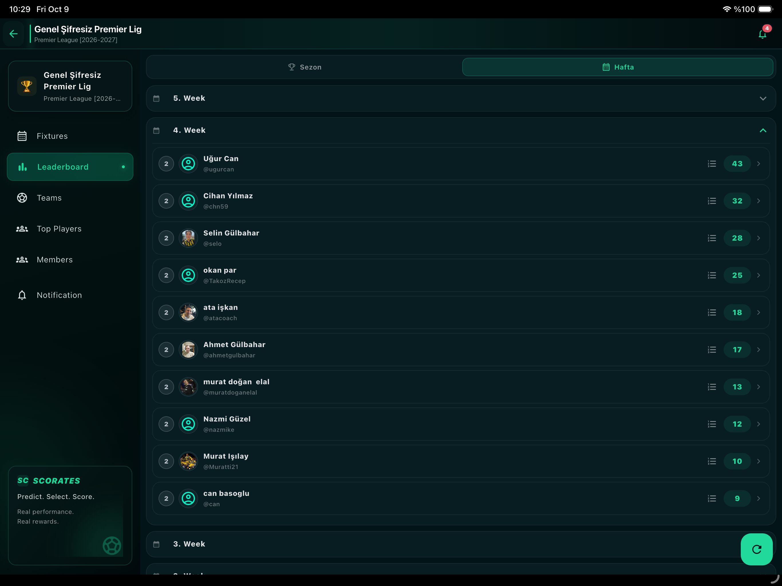 Scorates iPad ekran görüntüsü 10